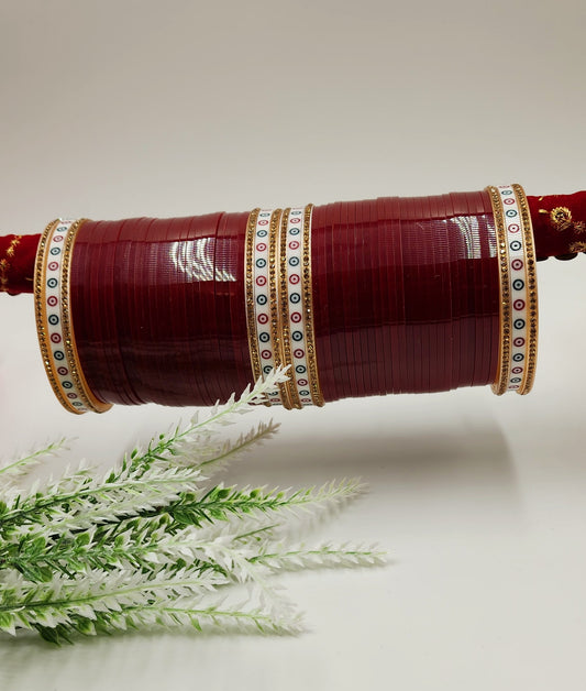 Bridal Mehroon Choora
