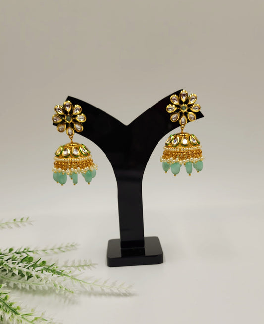 Afsana Kundan Earrings