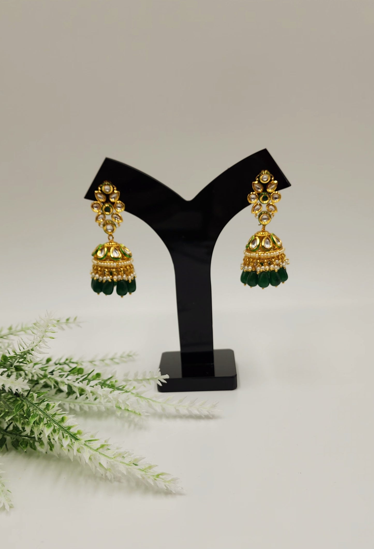 Afsana Kundan Earrings