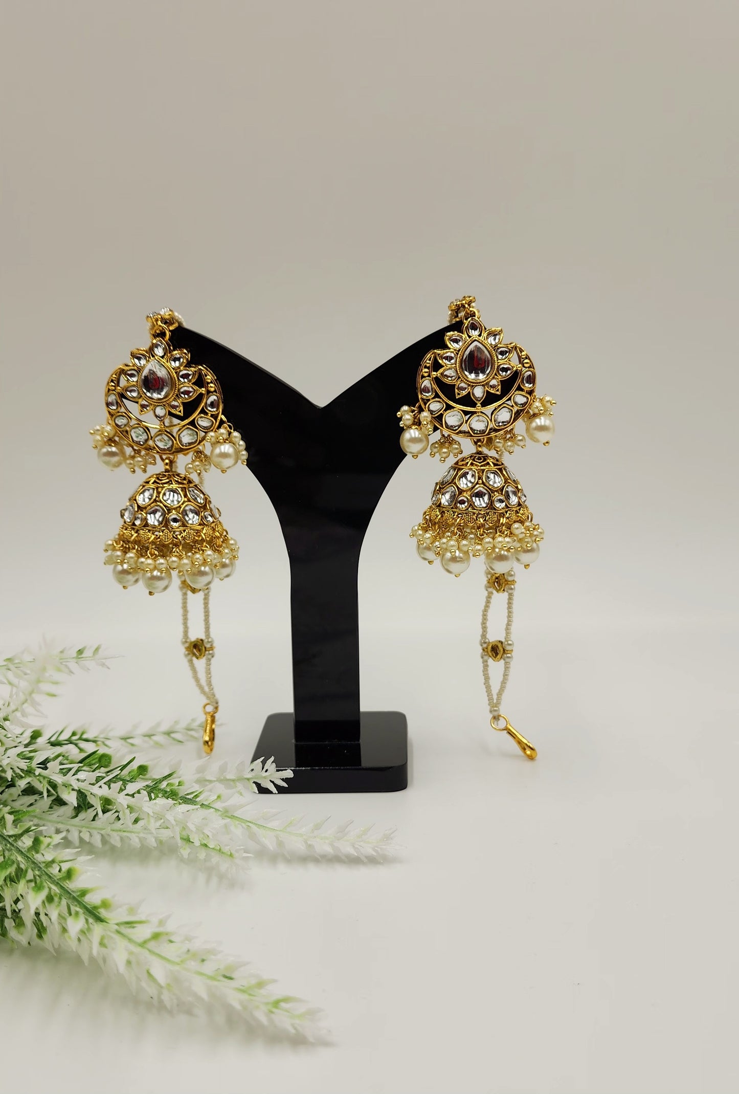 Rubal Kundan Earrings