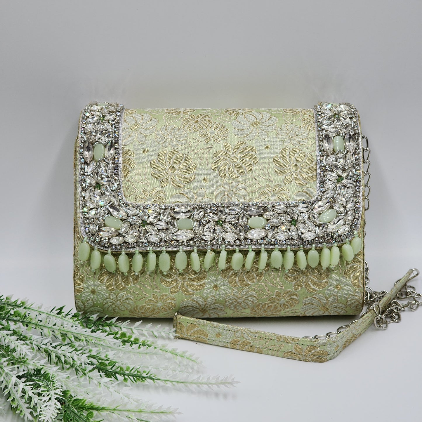 Clutch Teel Green Purses