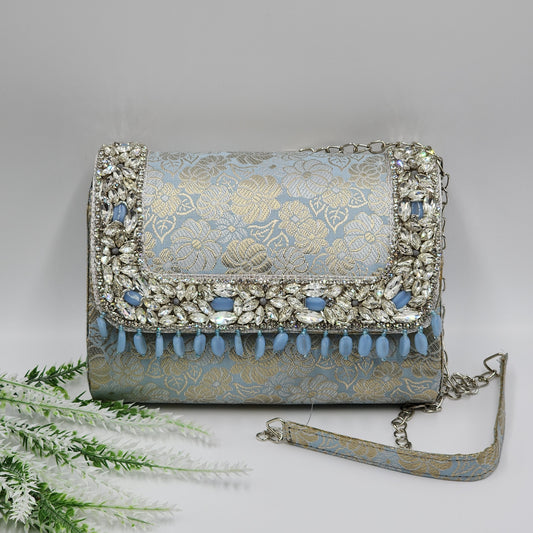 Clutch Blue Purses