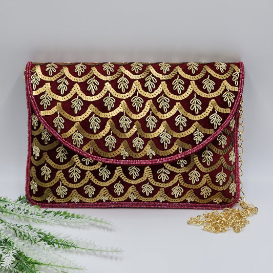 Mehroon Purse