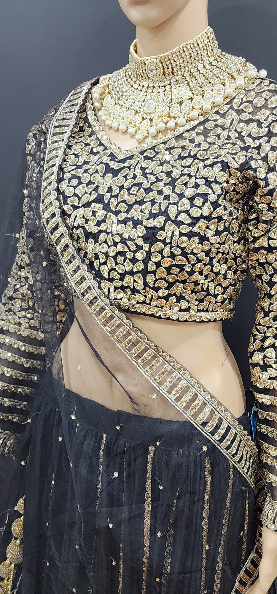 Black Lehenga