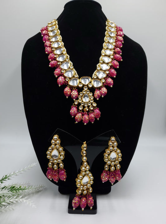 Jodha kundan long Set