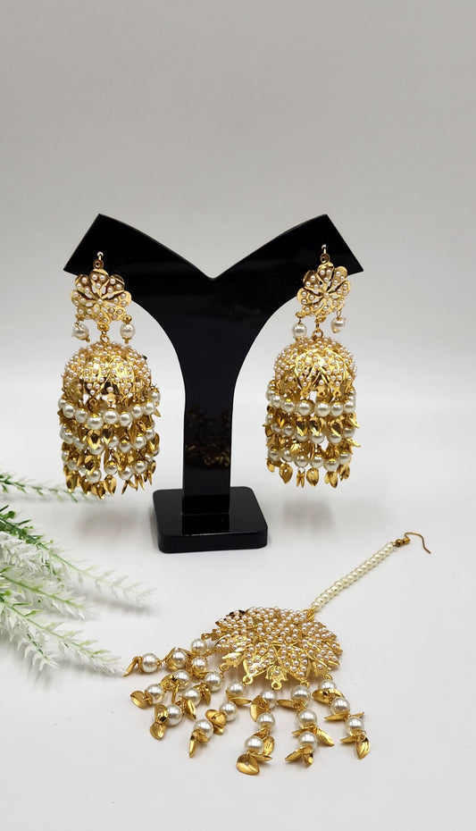 Chahat Traditional Jadau Earrings