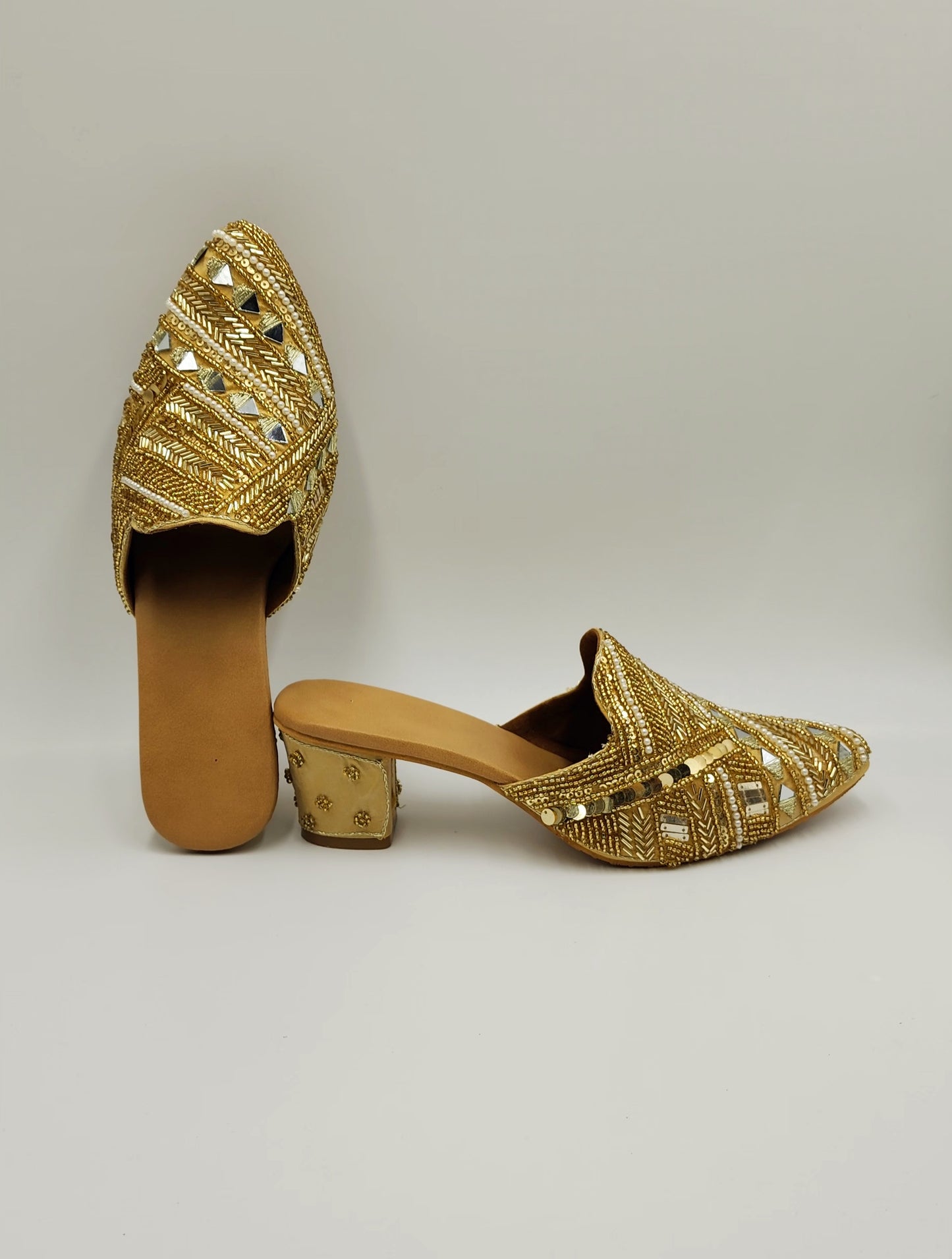 Reena Heel Women's Punjabi Jutti